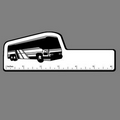 6" Ruler W/ Large Tour Bus